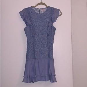 Parker baby blue mini dress